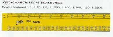 ARCHITECTS SCALE RULER 30cm (LAST OF STOCK!)