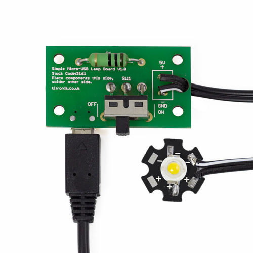 Micro USB Lamp Kit - 1W LED V2.0