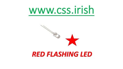 RED 5mm FLASHING LED (Pack 50)