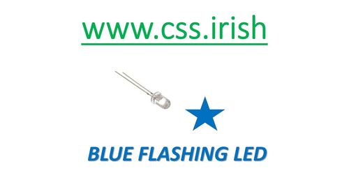 BLUE 5mm FLASHING LED (Pack 50)