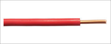 RED SINGLE CORE WIRE 1/0.6mm (100m)