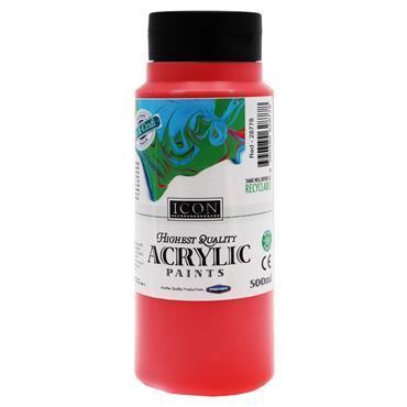 ACRYLIC PAINT 500ml RED