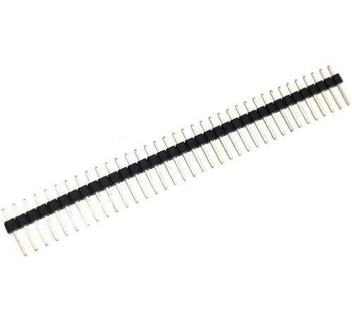 Straight Single Row PCB pin headers, 2.54mm, 36-way