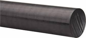 BLACK ACETAL ROD (1m) 25mm (WARPING)